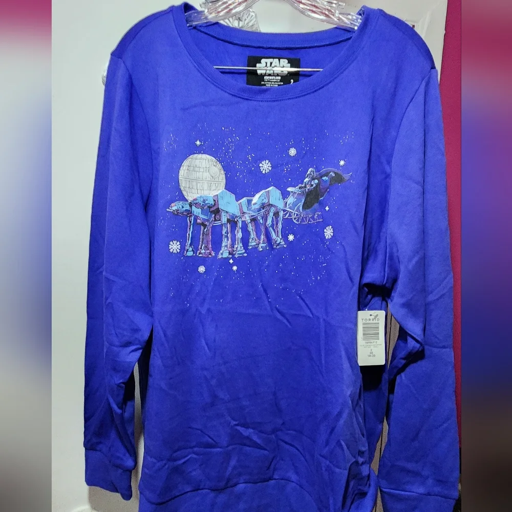 Torrid Star Wars Xmas Sweatshirt - Picture 2 of 7